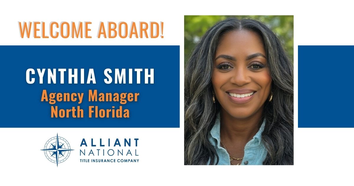 Featured image for “Cynthia Smith Joins Alliant National as North Florida Agency Manager”